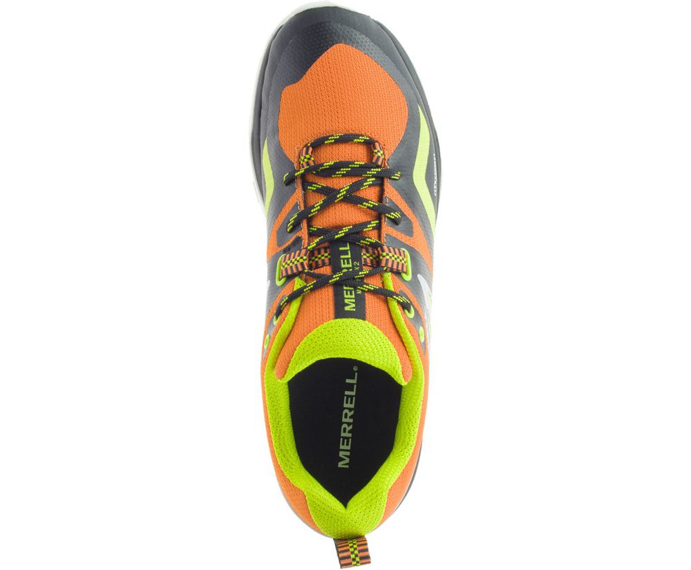 Merrell Hiking Shoes Black/Orange - MQM Flex 2 GORE-TEX® - Mens 47AILZXTV